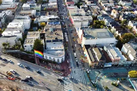 Vista aérea del Barrio Castro